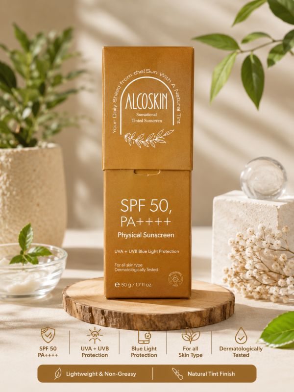 ALCOSKIN Sunsational Tinted Sunscreen SPF 50 PA+++