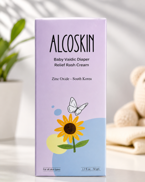 ALCOSKIN Baby Vaidic Diaper Relief Rash Cream