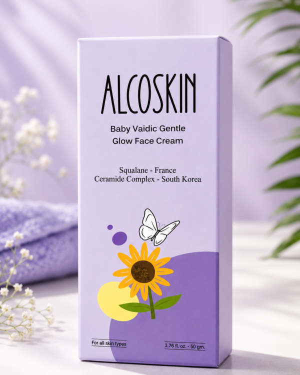 ALCOSKIN Baby Vaidic Gentle Glow Face Cream
